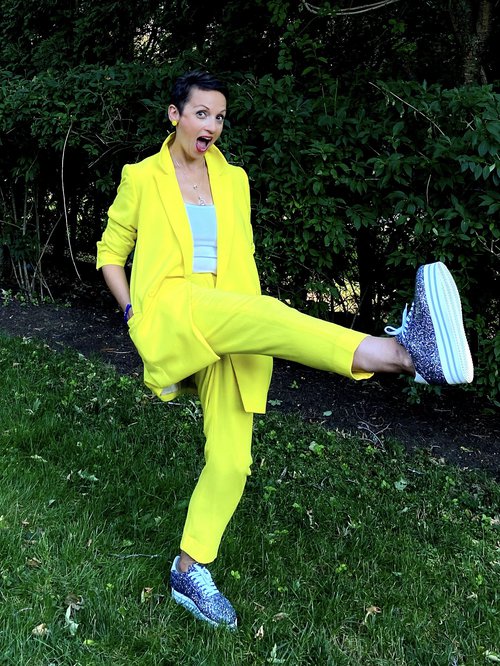 Nataly sparkle and yellow